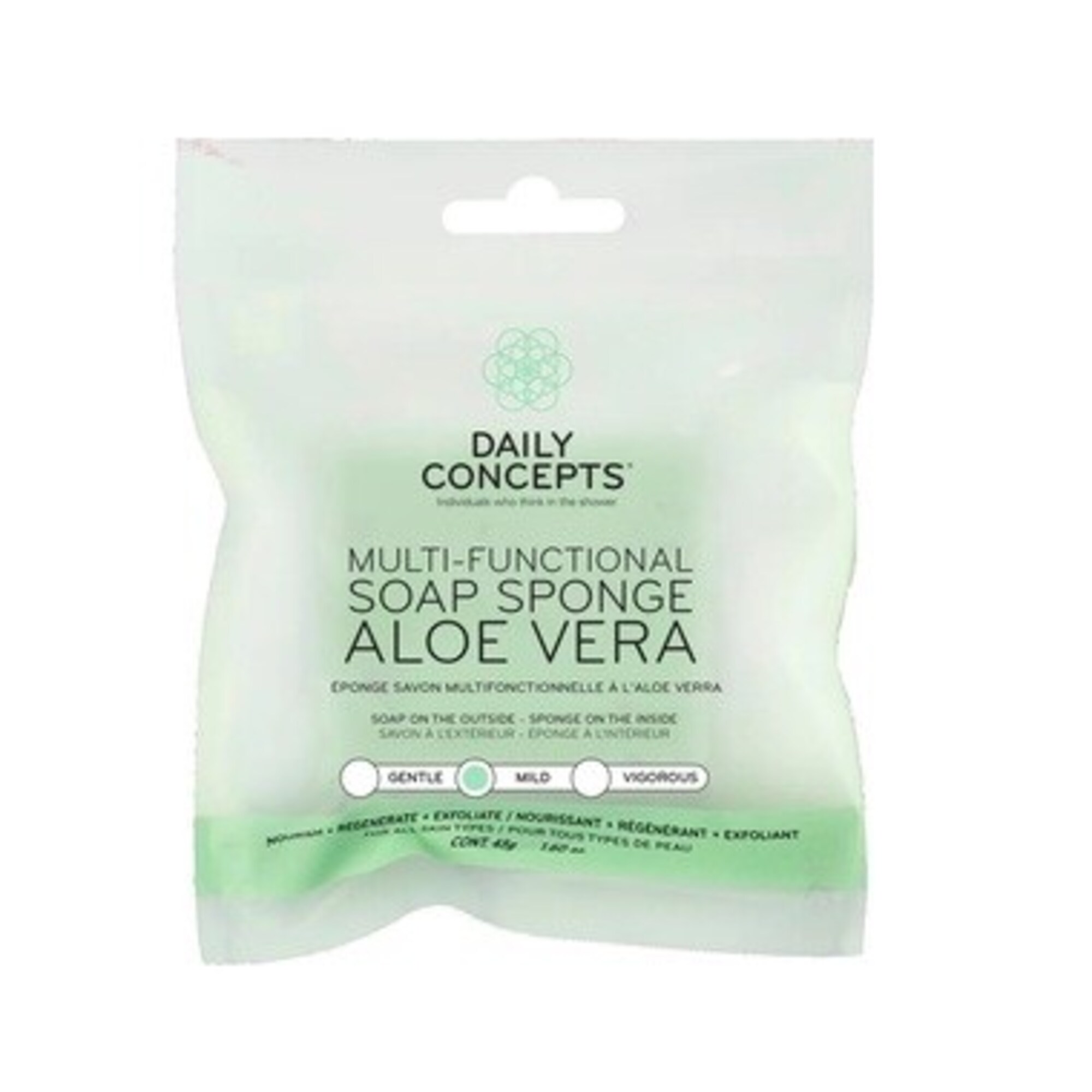 DAILY CONCEPTS MULTI FUNCTIONAL SOAP SPONGE ALOE VERA Multifunkčná mydlová špongia 1 of 2