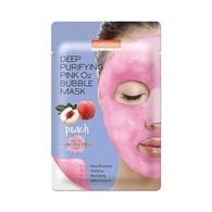 20 G PUREDERM DEEP PURIFYING BLACK O2 BUBBLE MASK PEACH Pleťová maska  