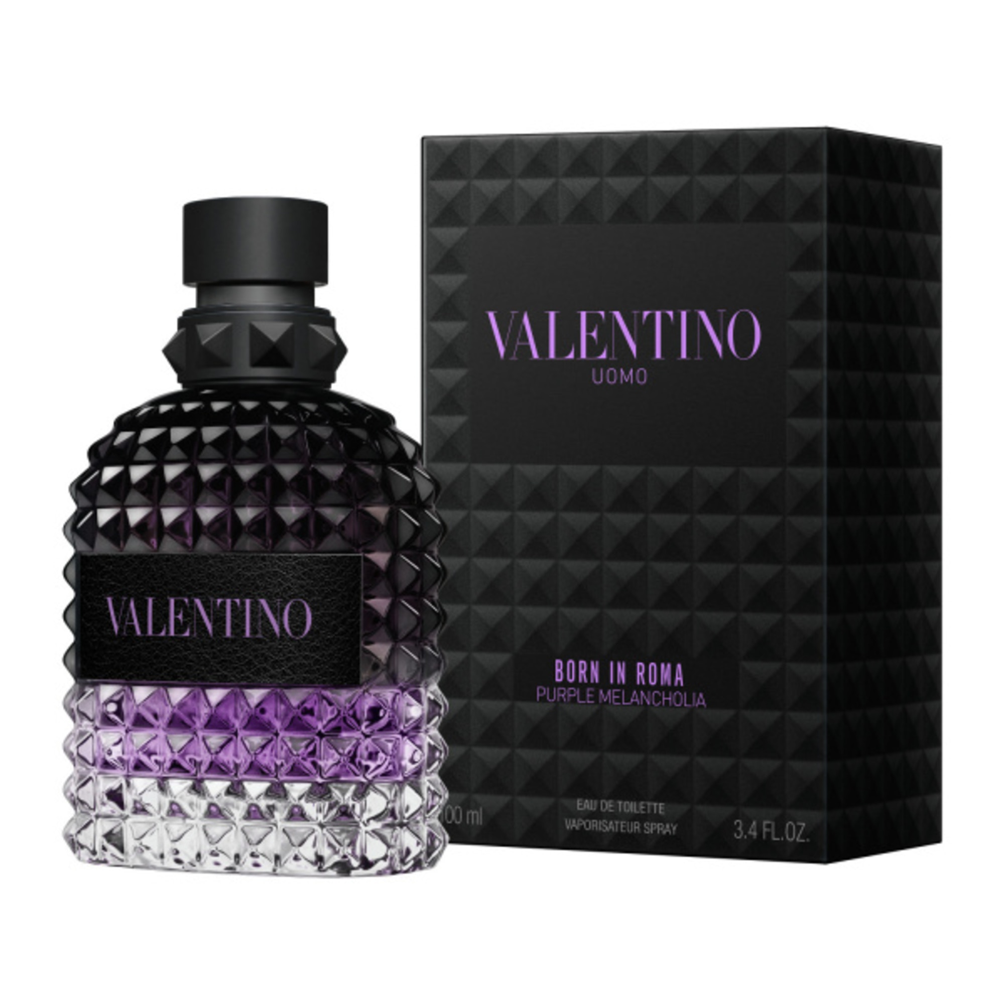 100 ML Valentino BORN IN ROMA PURPLE MELANCHOLIA UOMO Parfumovaná voda 1 of 3