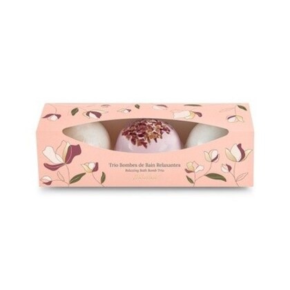  MARIONNAUD BATH LINE RELAXING BATH BOMB TRIO Sada bomb do kúpeľa  1 of 2 