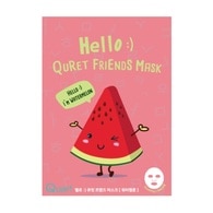 25 GR QURET HELLO :) FRIENDS MASK WATERMELON Pleťová maska   1 of 2 