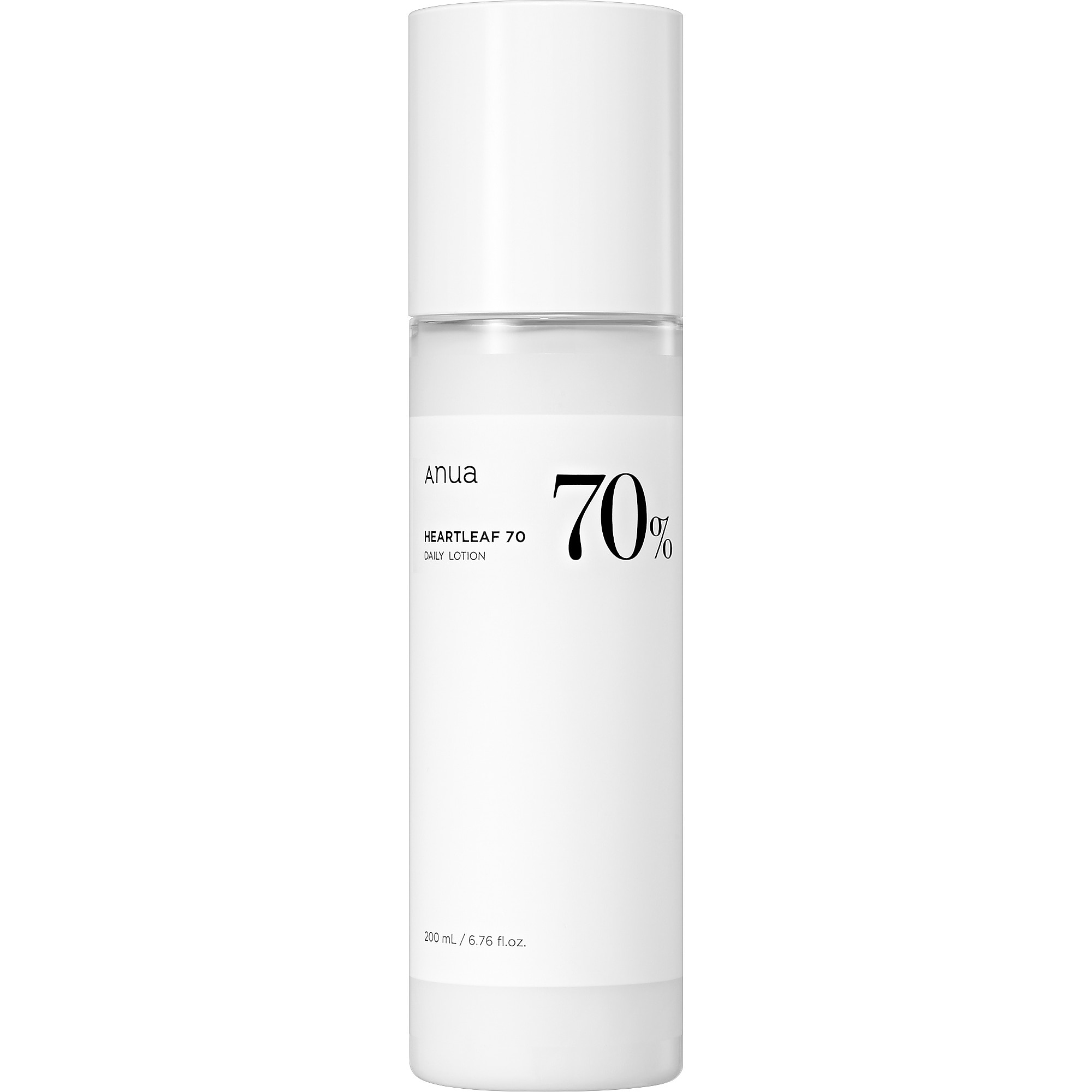 200 ML ANUA HEARTLEAF 70 DAILY LOTION Upokojujúca a hydratačná emulzia na tvár 1 of 1 Upokojujúca a hydratačná emulzia na tvár