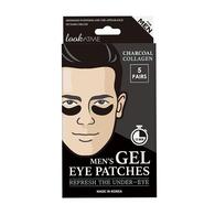 5 GR LOOK AT ME MEN ́S GEL EYE PATCHES - CHARCOAL Hydrogélové vankúšiky na oči pre mužov  1 of 2 