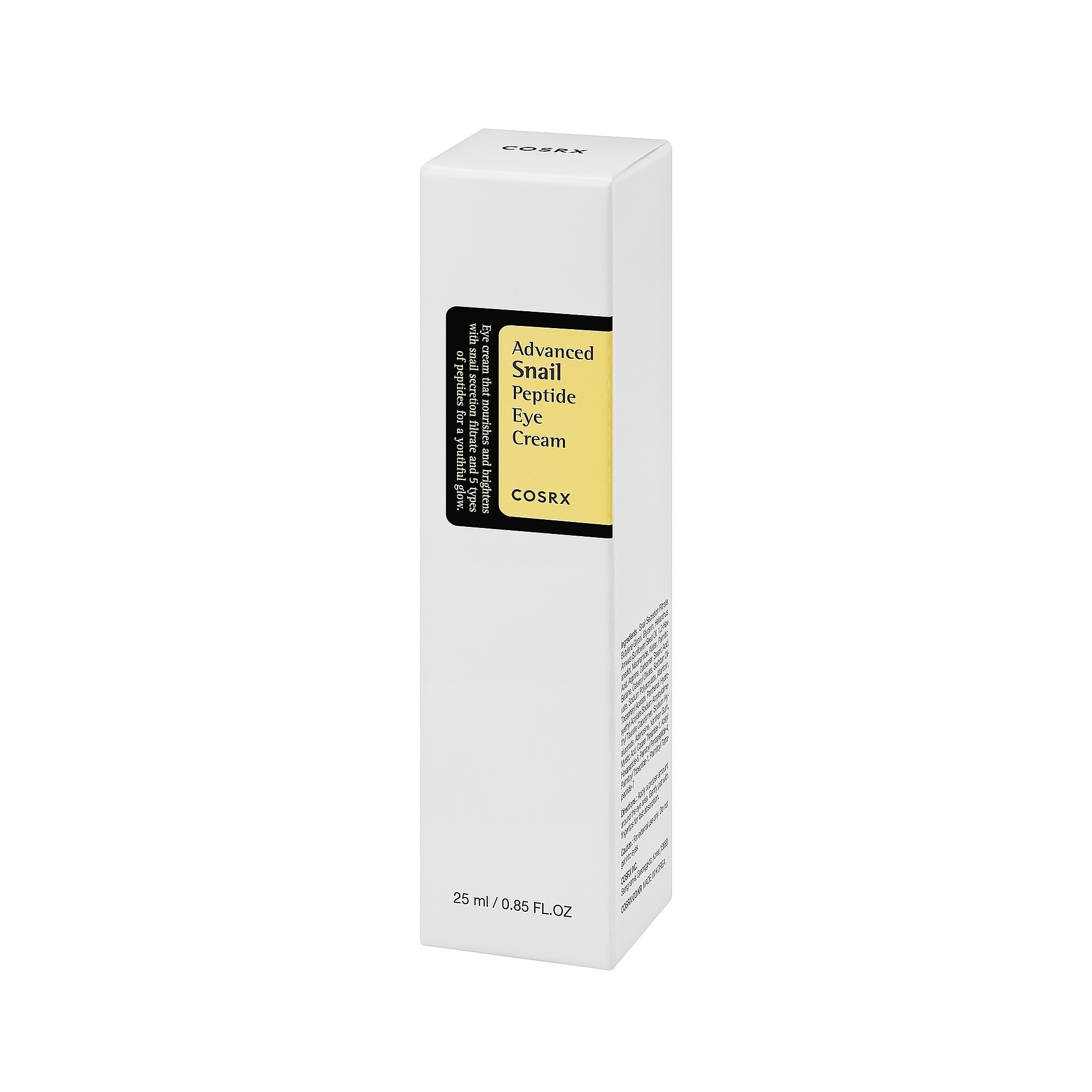 25 ML COSRX ADVANCED SNAIL PEPTIDE EYE CREAM Očný krém 2 of 3 Očný krém