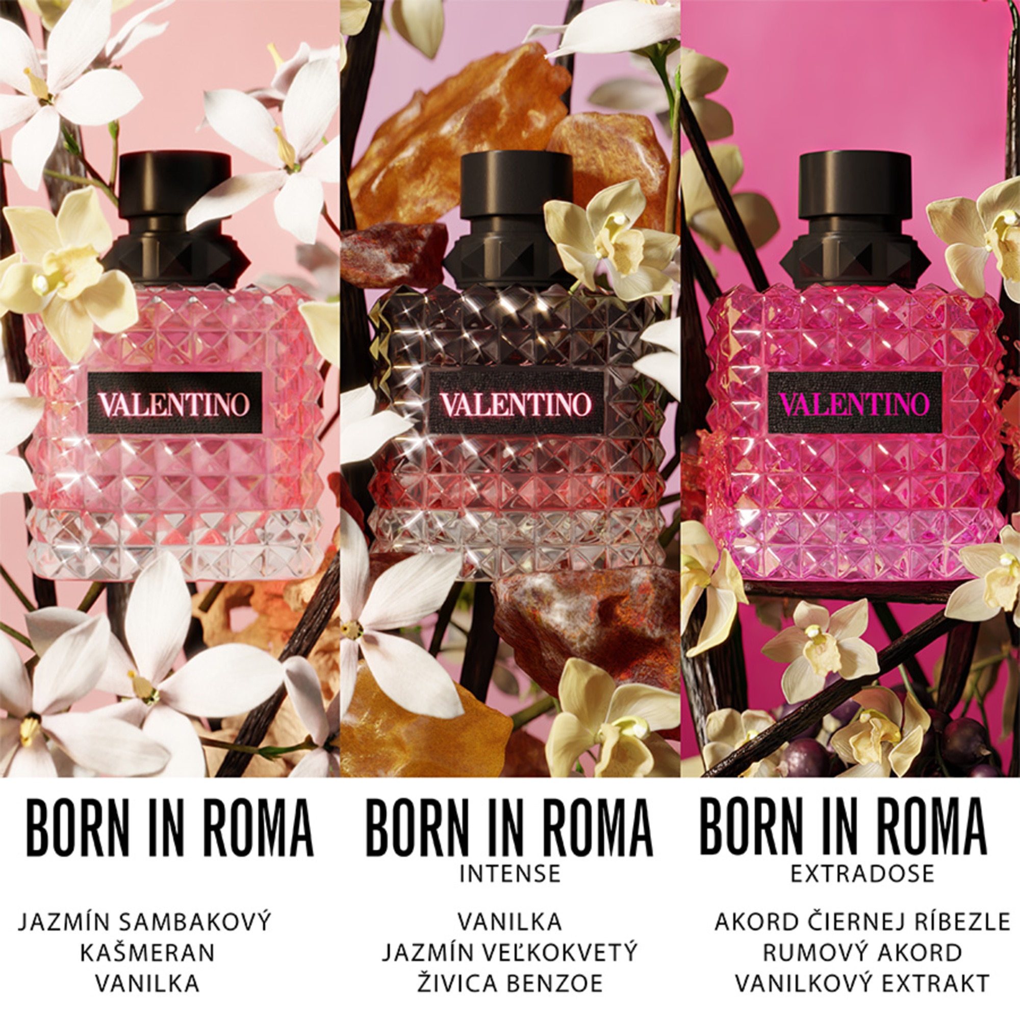 50 ML Valentino DONNA BORN IN ROMA Parfumovaná voda pre ženy  1 of 8 
