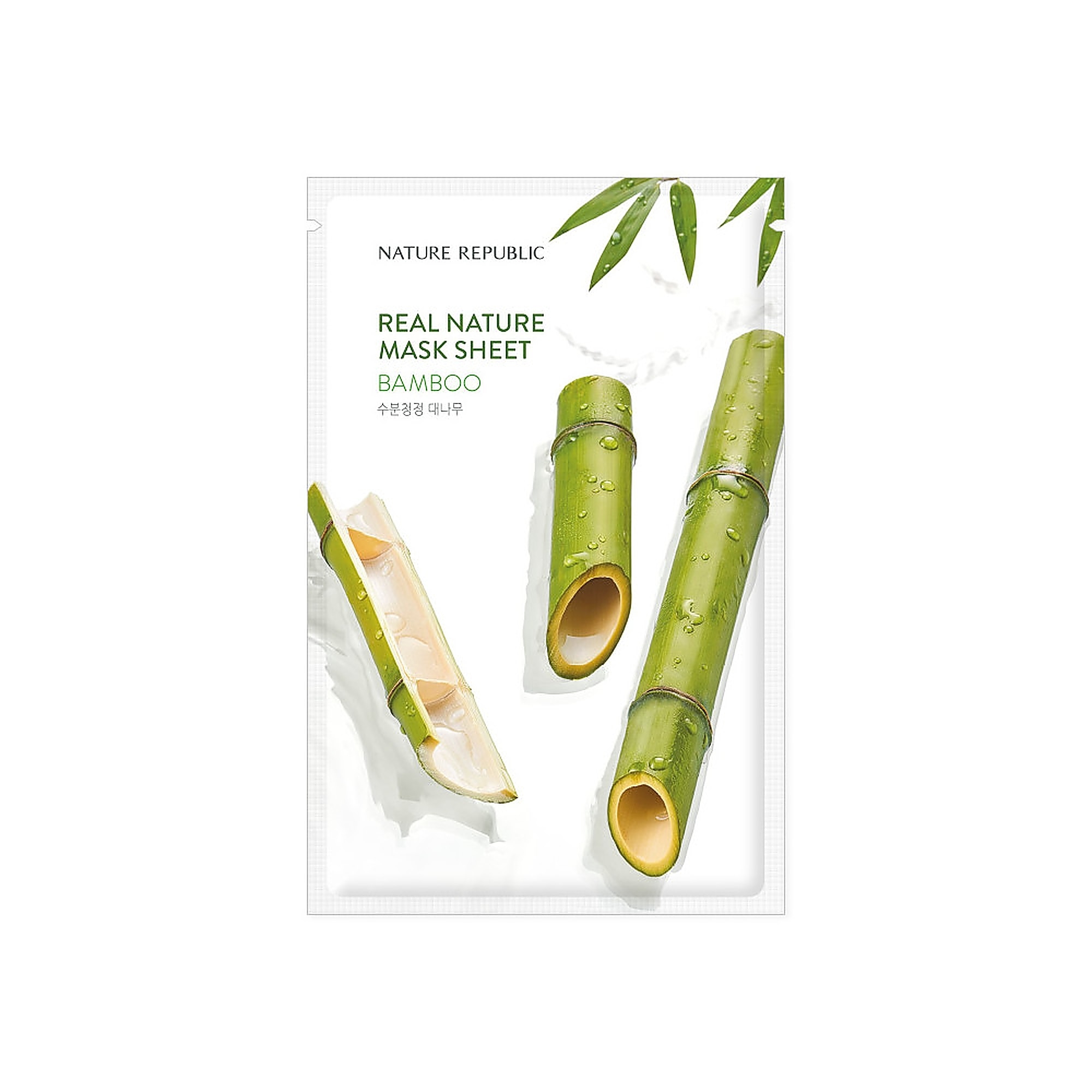 23 ML NATURE REPUBLIC BAMBOO MASK SHEET Pleťová maska 1 of 1 Pleťová maska