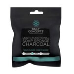  DAILY CONCEPTS MULTI FUNCTIONAL SOAP SPONGE CHARCOAL Multifunkčná mydlová špongia  1 of 2 Multifunkčná mydlová špongia