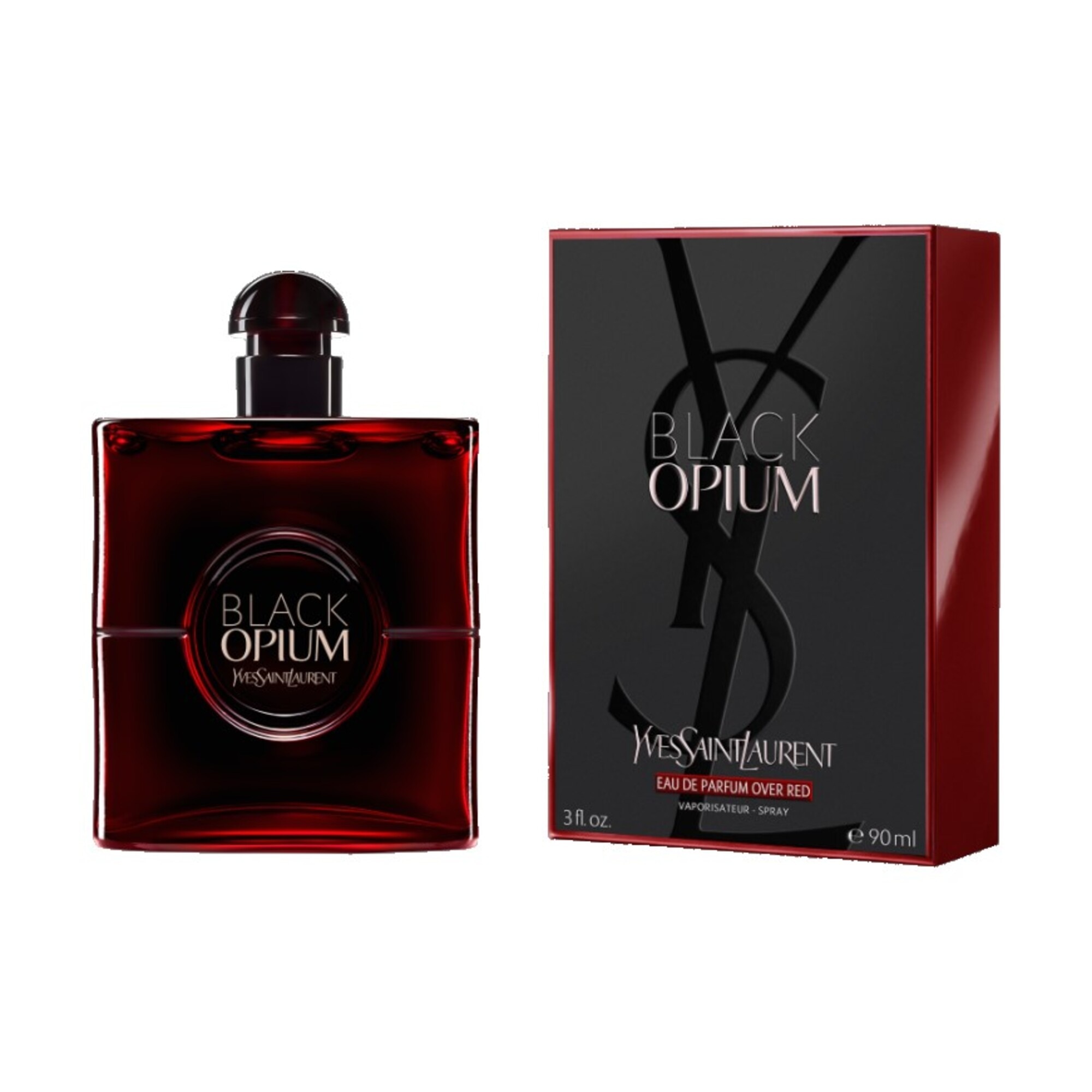 90 ML YVES SAINT LAURENT BLACK OPIUM RED Parfumovaná voda  1 of 2 