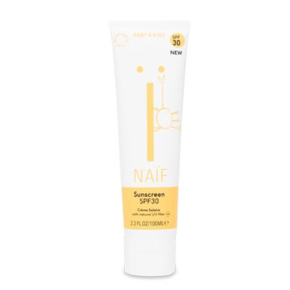 100 ML NAIF SUNSCREEN SPF 30 Ochranný krém na opaľovanie SPF 30 pre deti a bábätká  1 of 1 