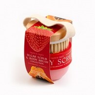 150 G SOMERSET BODY SCRUB BRUSH SET Sada telového peelingu a masážnej kefy  1 of 2 